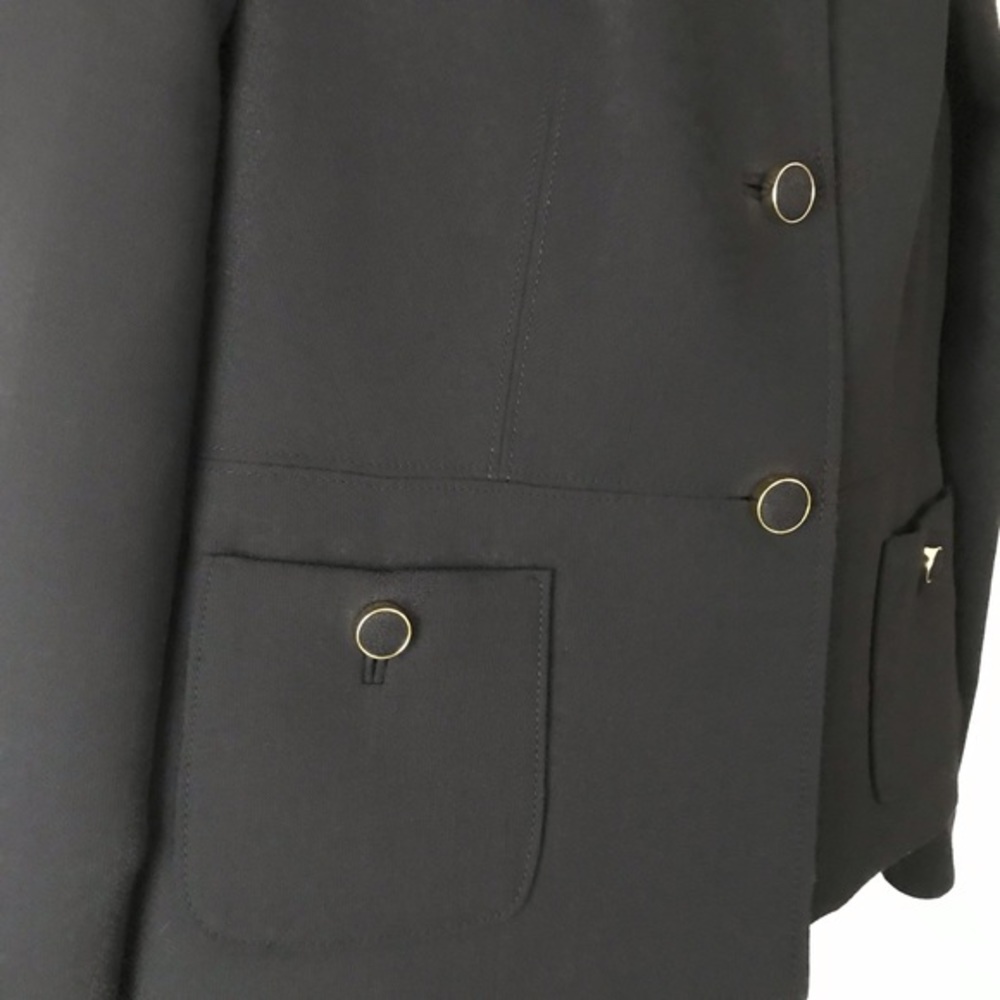 ⚠️SOLD⚠️ Talbots black wool blend blazer jacket - Picture 4 of 7